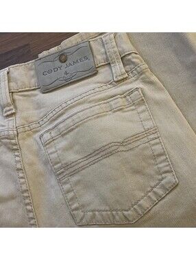 Cody James Jeans Mens 29x32 Khaki Stretch Bootcut Western Cowboy Pants